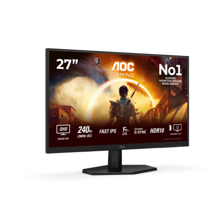 AOC Gaming Q27G42ZE 27 Fast IPS 2560 x 1440 (2K) HDMI DisplayPort 240Hz
